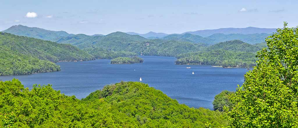 Bird's-eye View of Watauga Lake - Copyright 2020 Brian Raub